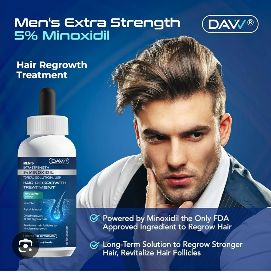 Davv 5% Minoxidil Hair Growth Treatment -Restores Thinning Hair - photo 4