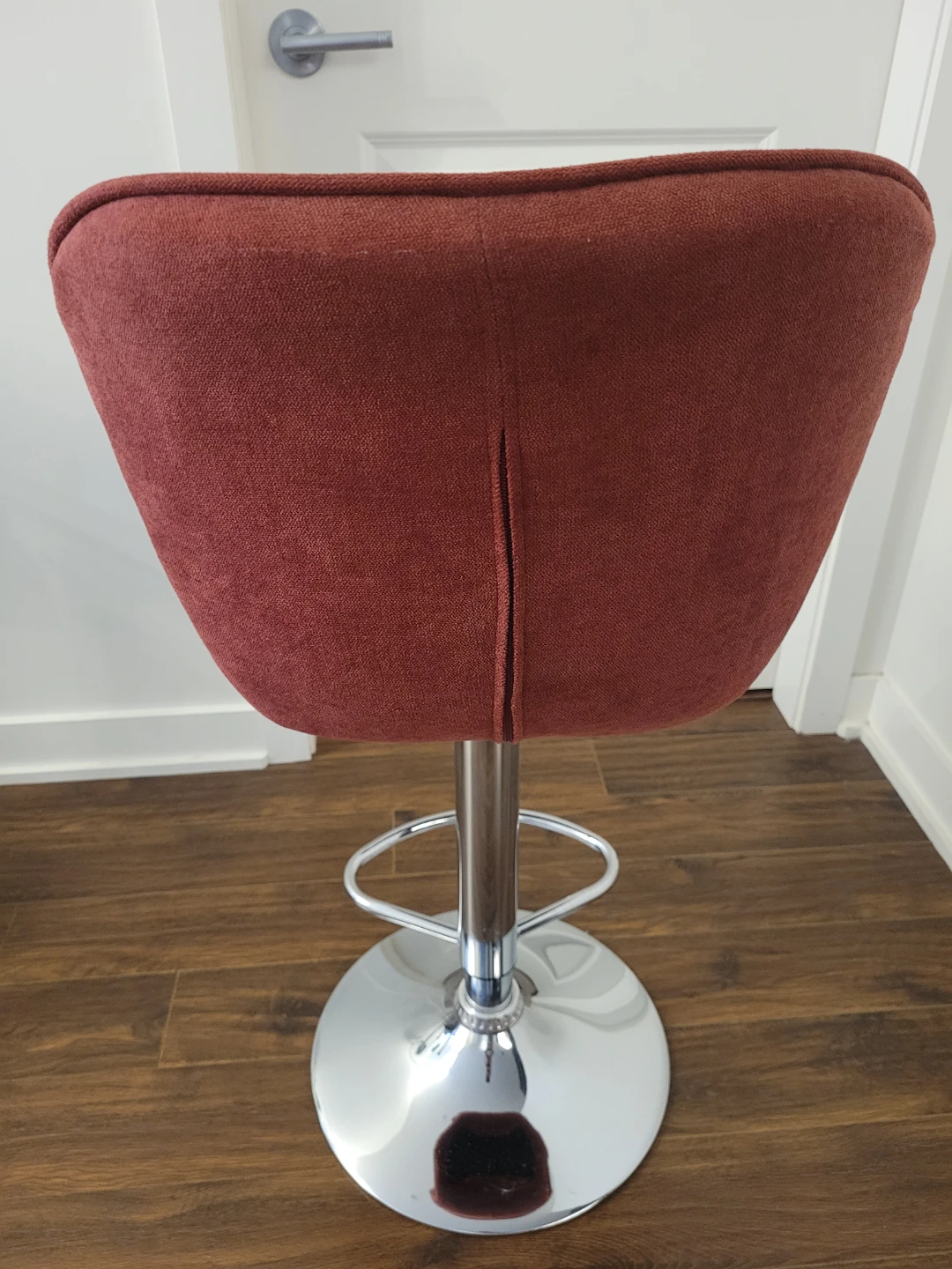 Swivel Bar Stool ,Vintage Maroon - photo 2