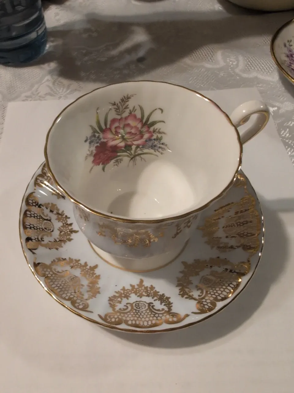 Royal Vale Bone China Tea Cup & Saucer
