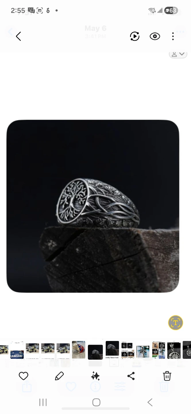 Tree of Life Silver Ring