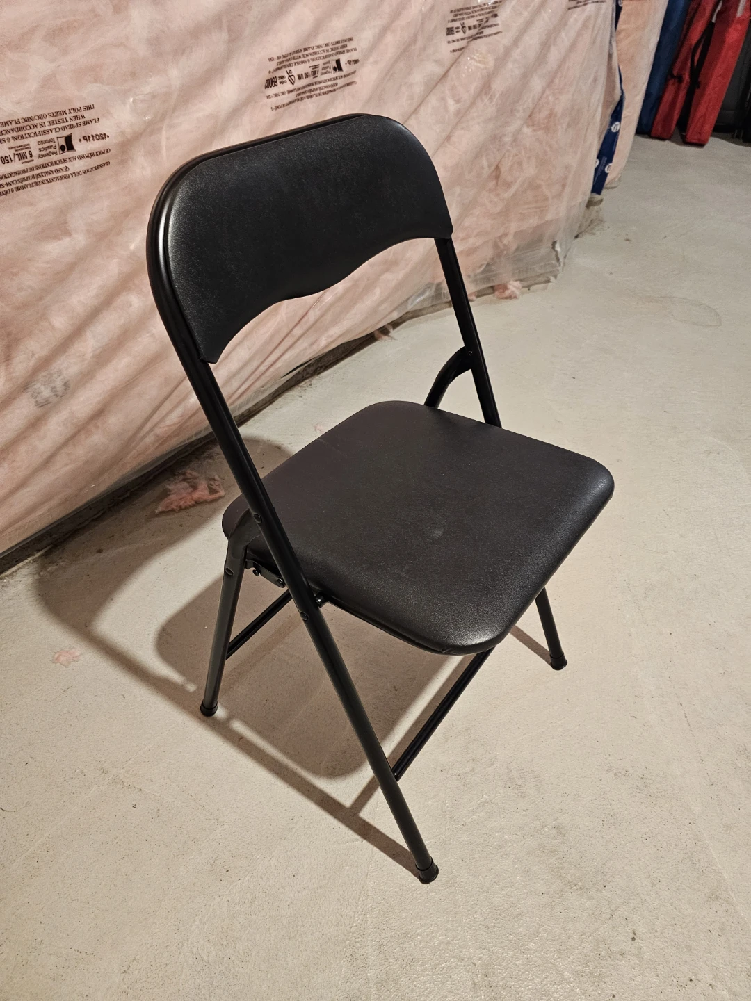 Black Folding Chairs x 7