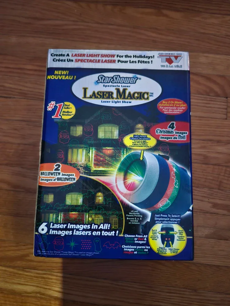 Star Shower Laser Magic Light Show - New in Box!