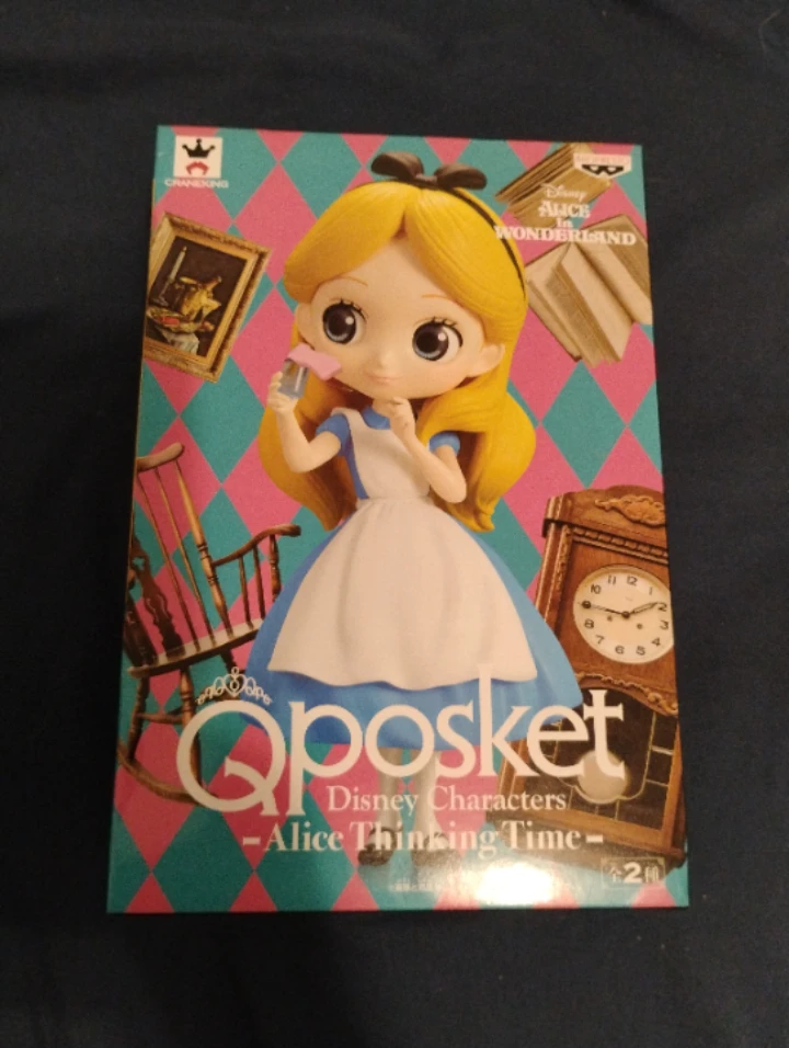 Q Posket Disney Characters Alice Thinking Time
