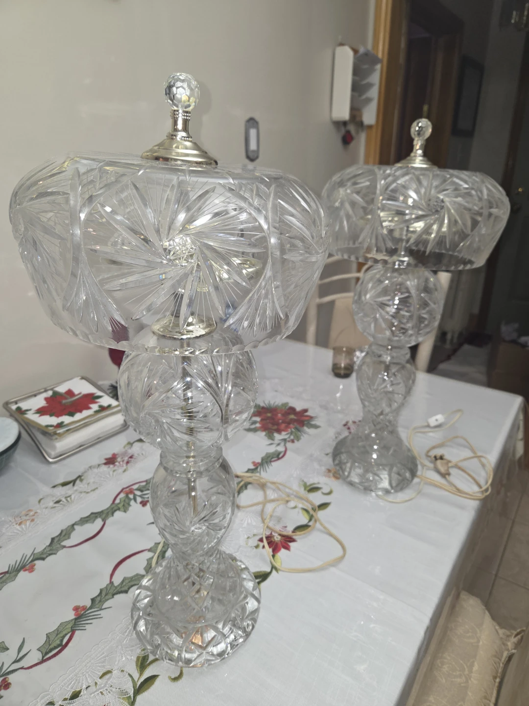 Crystal Table Lamps - Set of 2 - photo 3