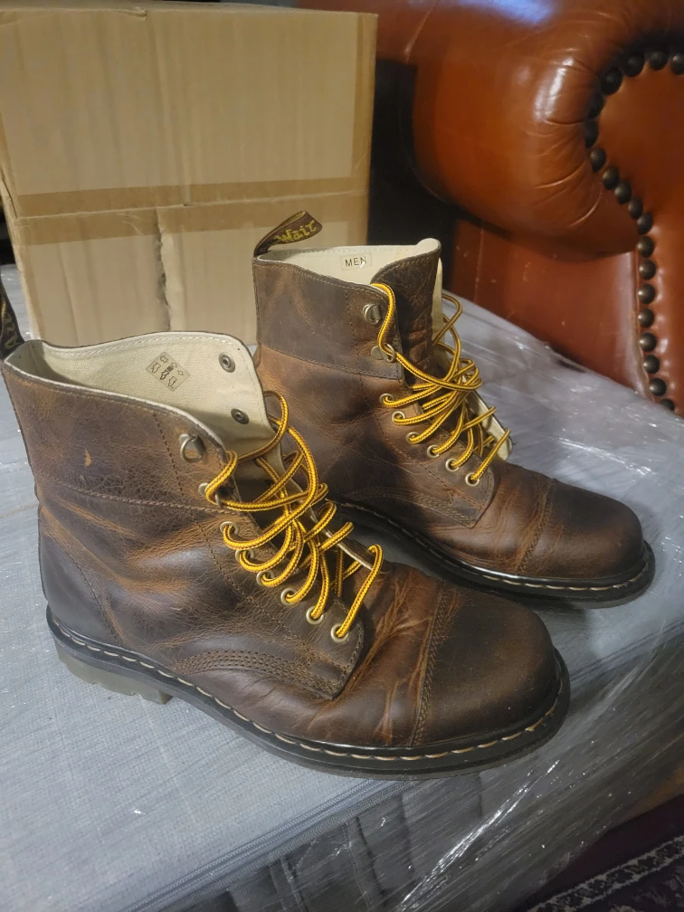 Dr. Martens Brown Leather Boots - photo 2