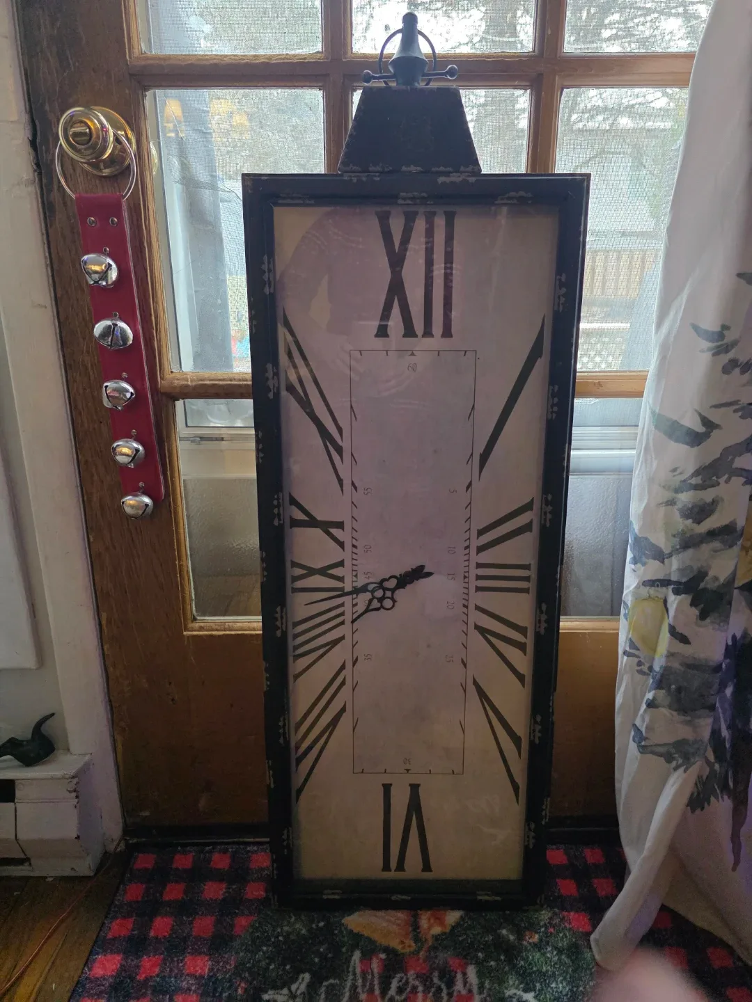 Large Metal Wall Clock