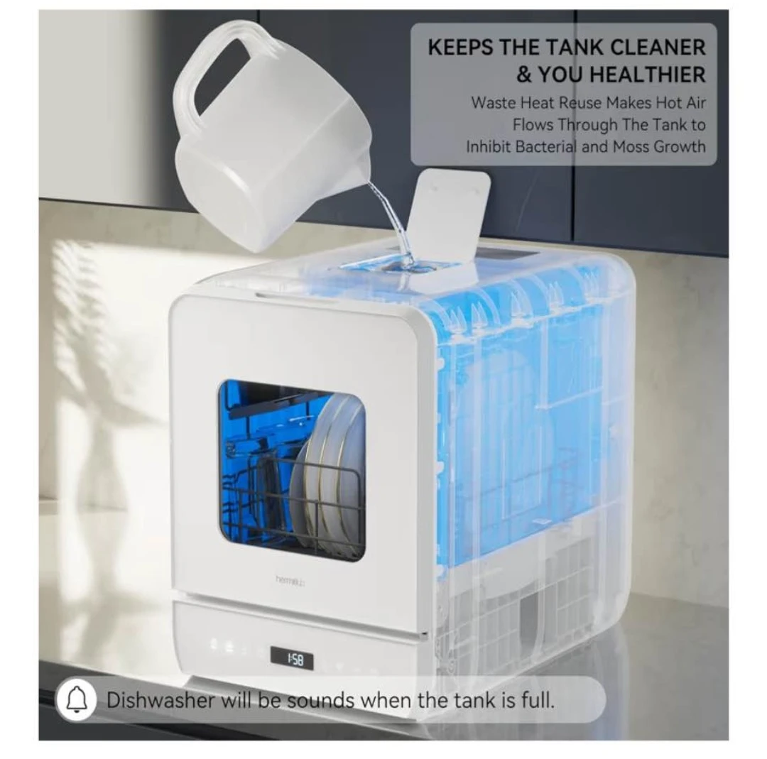 Hermitlux Countertop Dishwasher - Portable & Compact - photo 5