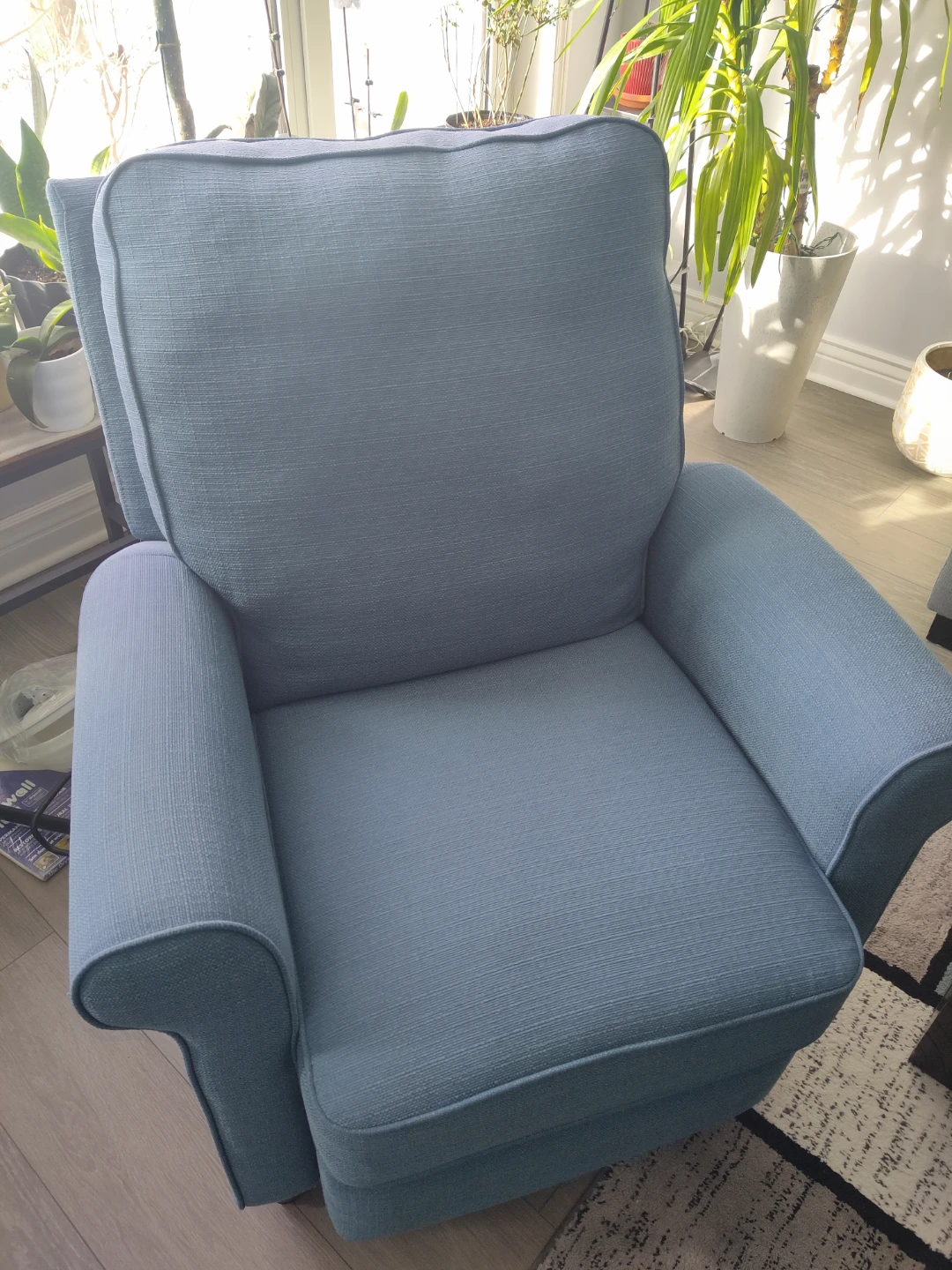 Blue Recliner Chair (32" Wide) - photo 3