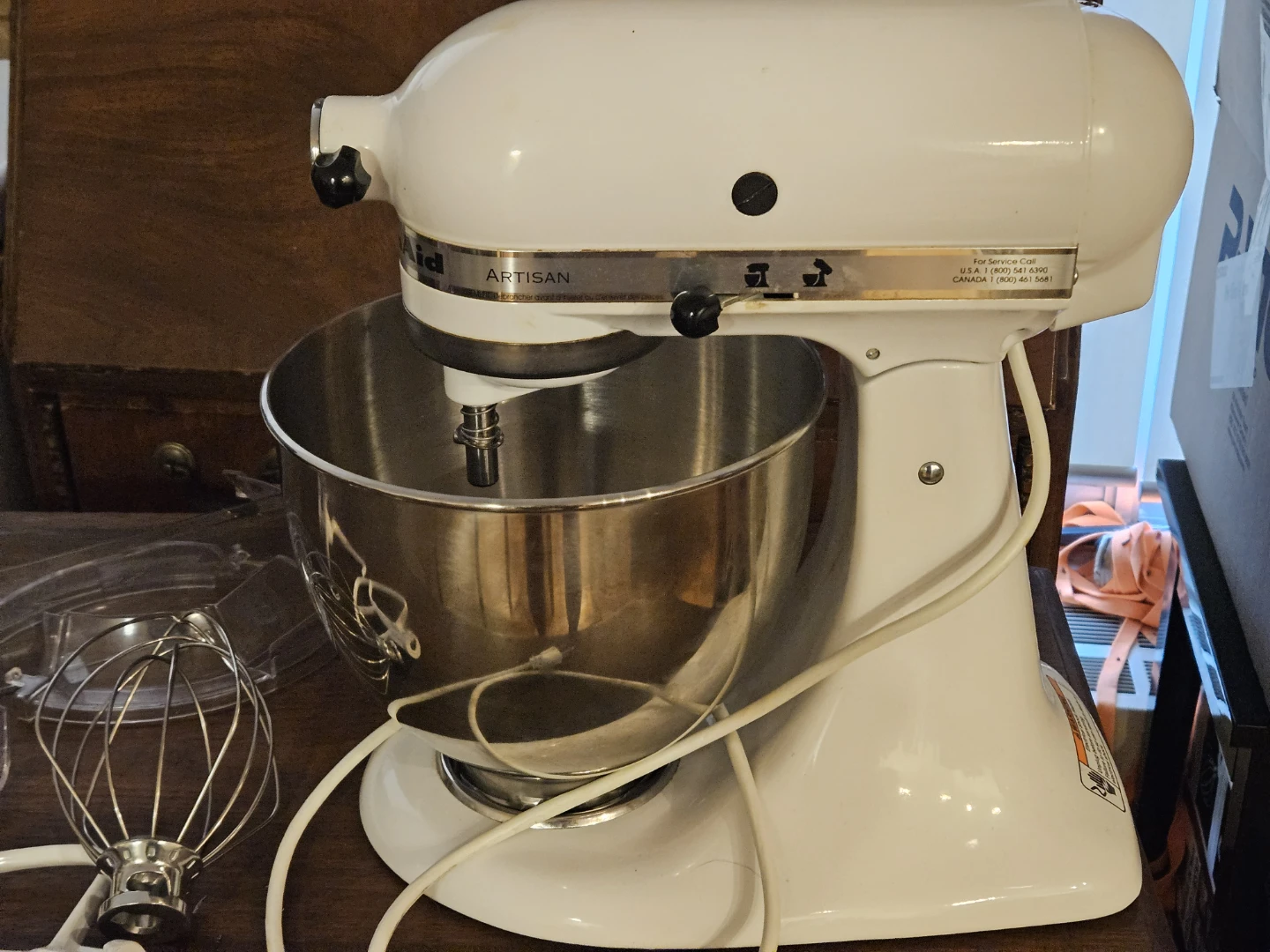 KitchenAid Artisan Stand Mixer - White - photo 2