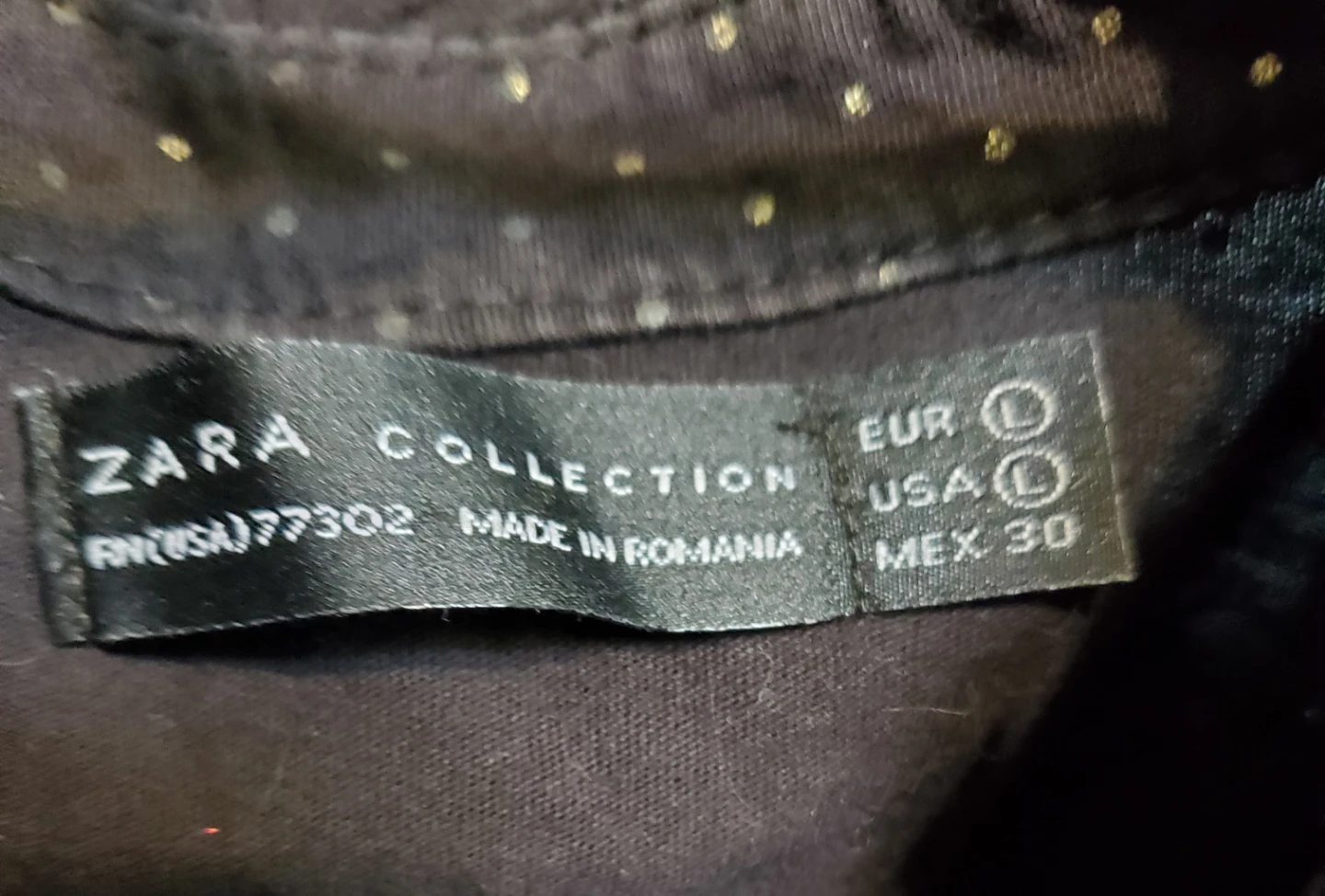 Brown polka dot Zara ruffle blouse - photo 3