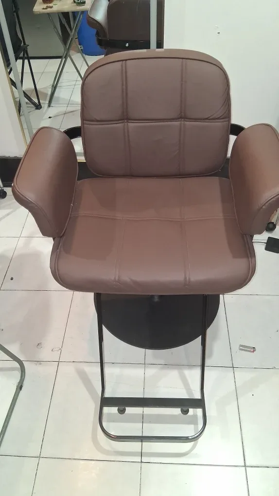 Brown Swivel Barber Chair