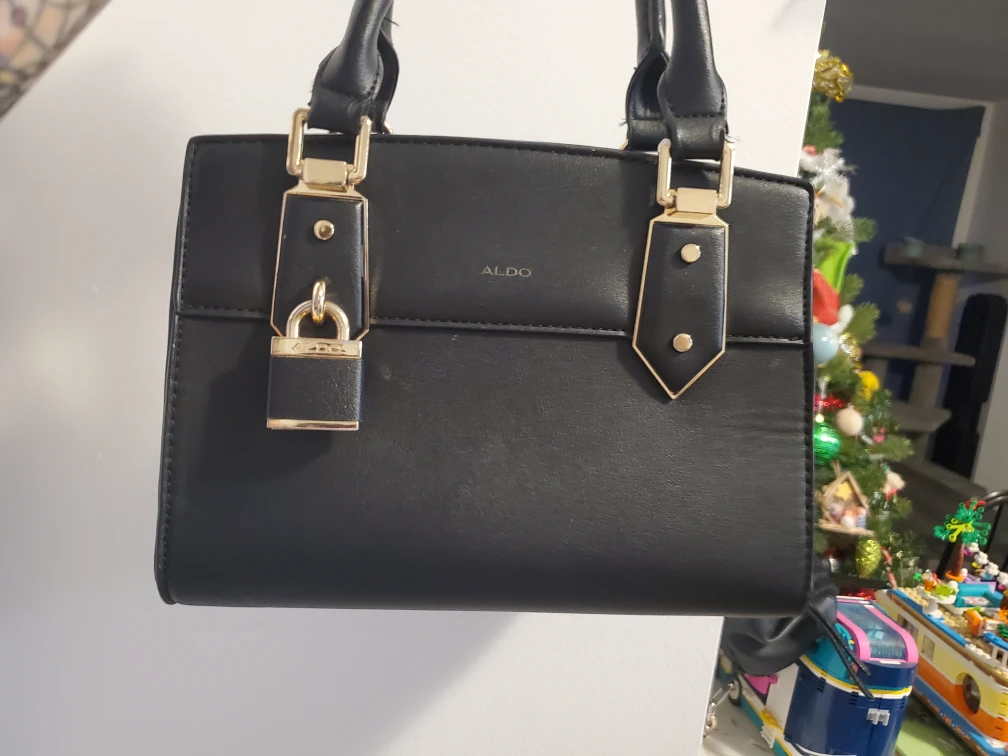 ALDO Black Satchel Handbag 10$