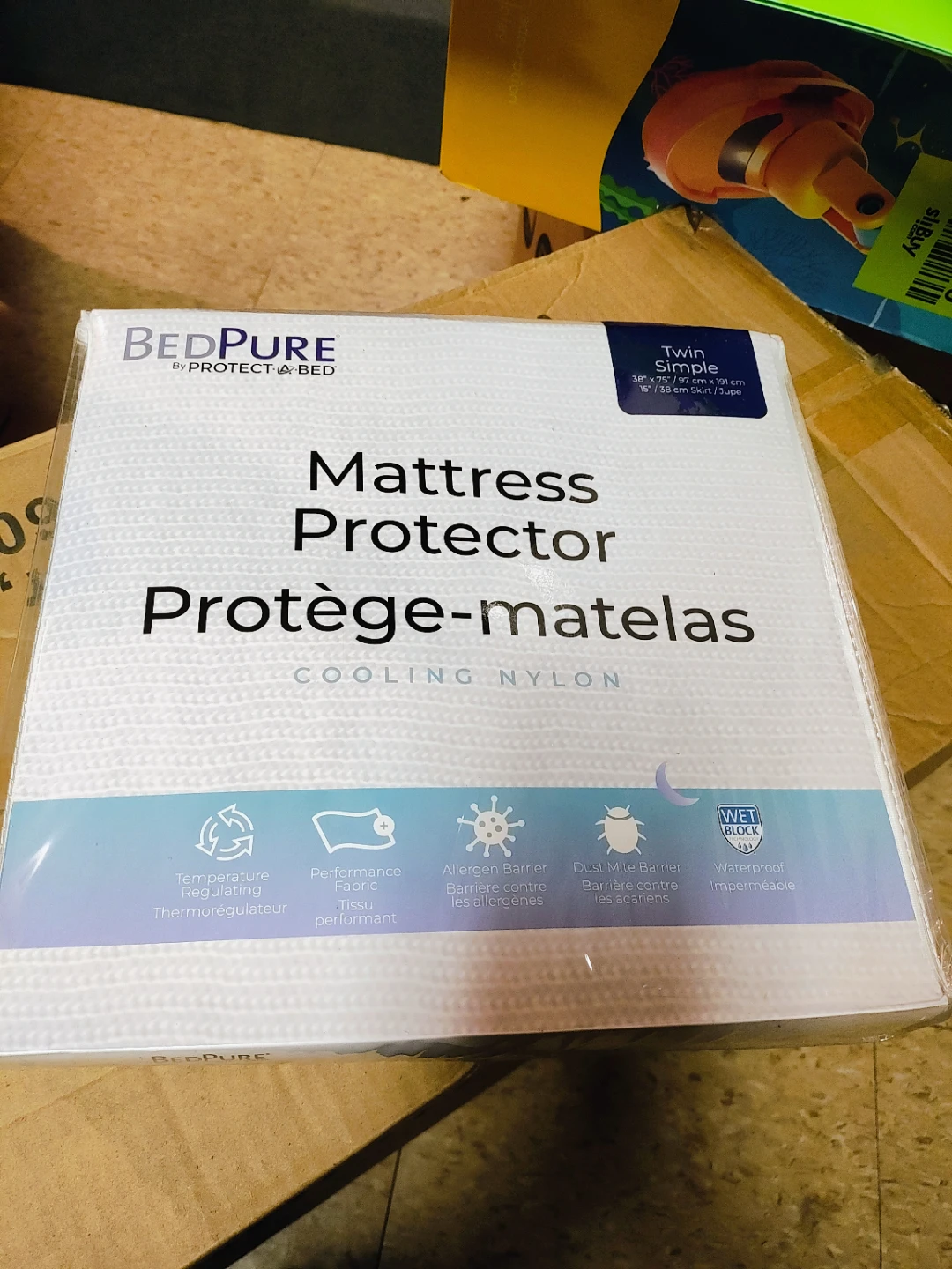 Protect-A-Bed Twin Mattress Protector - New!
