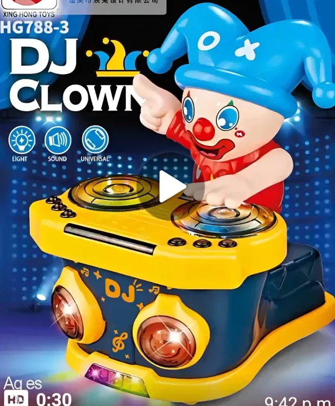 Xing Hong Toys HG788-3 DJ Clown Toy