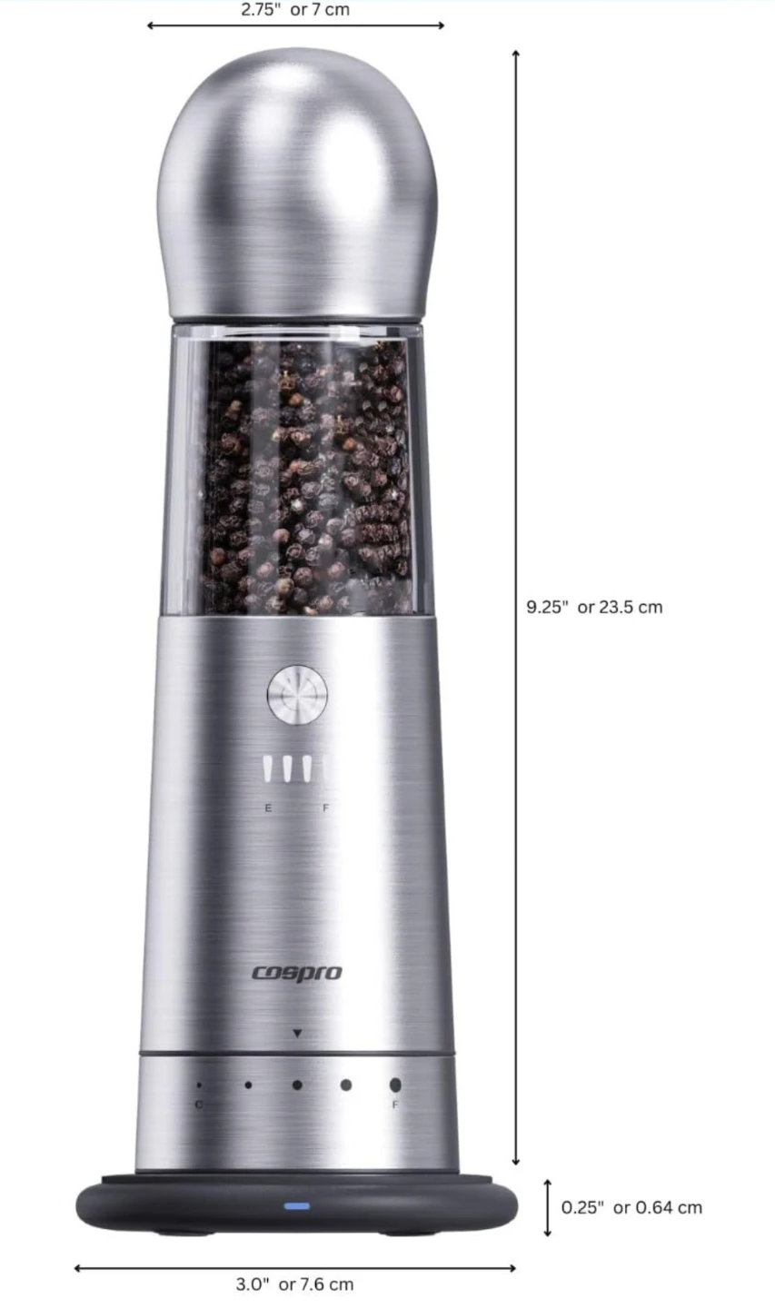 Cospopro Electric Salt & Pepper Grinder - photo 2