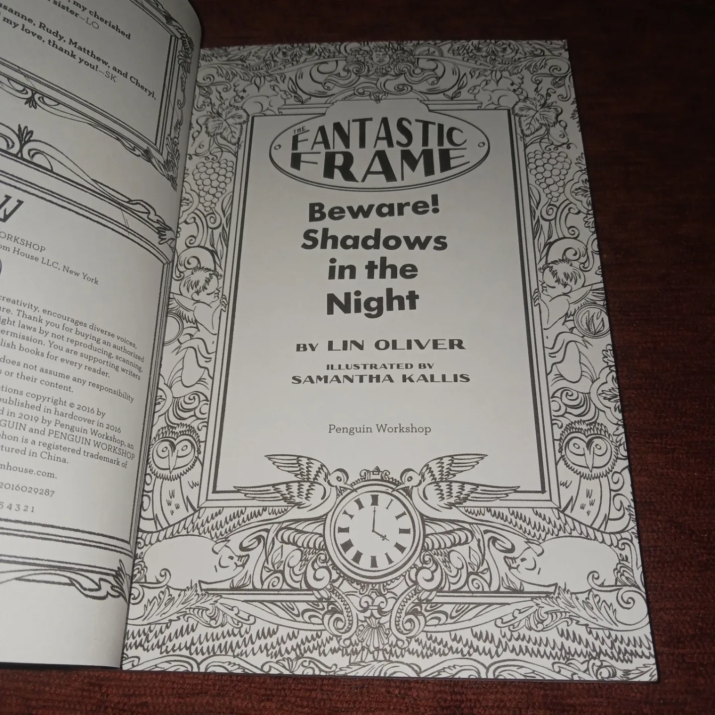 The Fantastic Frame: Beware! Shadows in the Night by Lin Oliver image indicator(2)