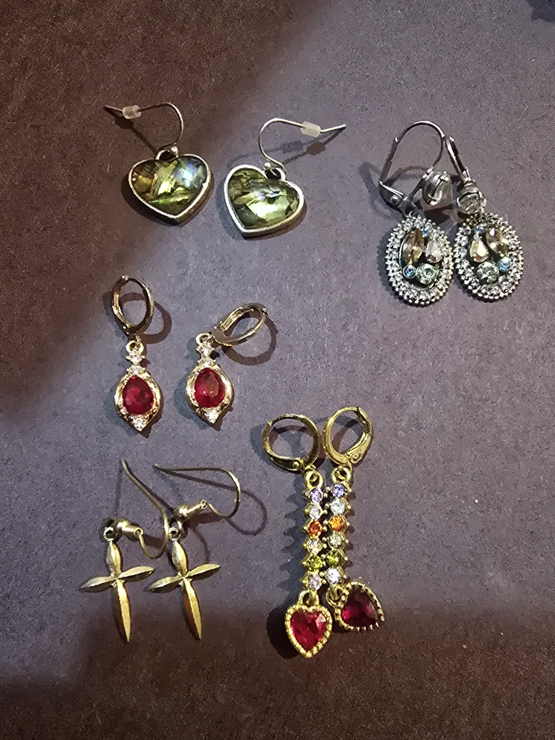 10 pairs Assorted Earrings - Various Styles