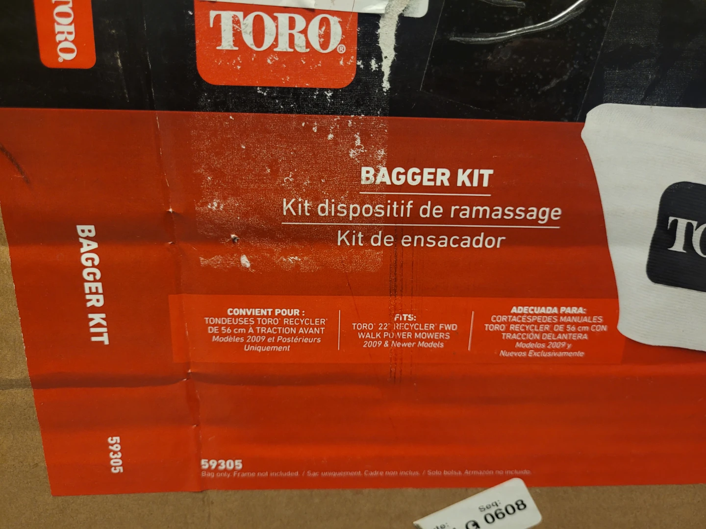 Replacement Bag for 22" Toro Recycler Mowers - NEW!!! - photo 5