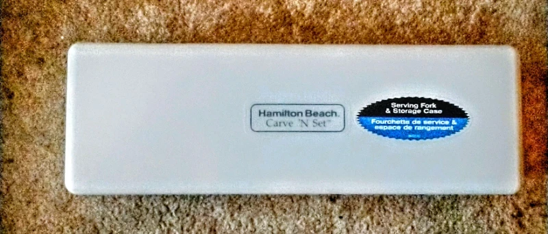 Hamilton Beach Carve 'N Set Electric Knife w/ Case - photo 3