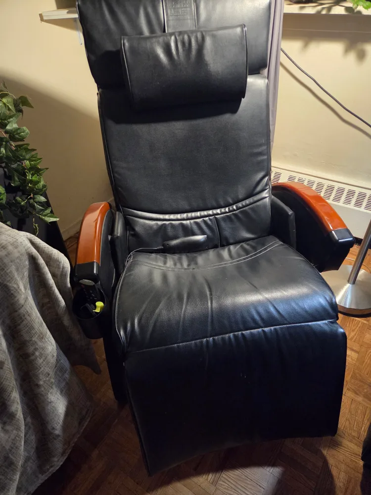 Black Leather Massage Chair
