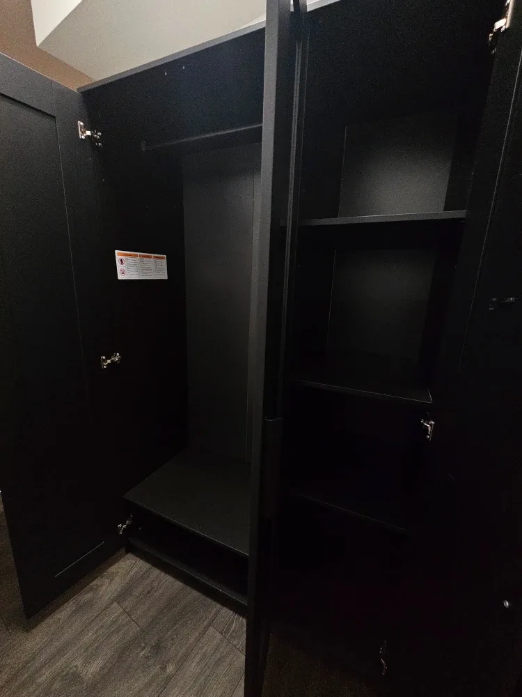 *Must Sell Tomorrow* -IKEA PAX Wardrobe - Black image indicator(3)