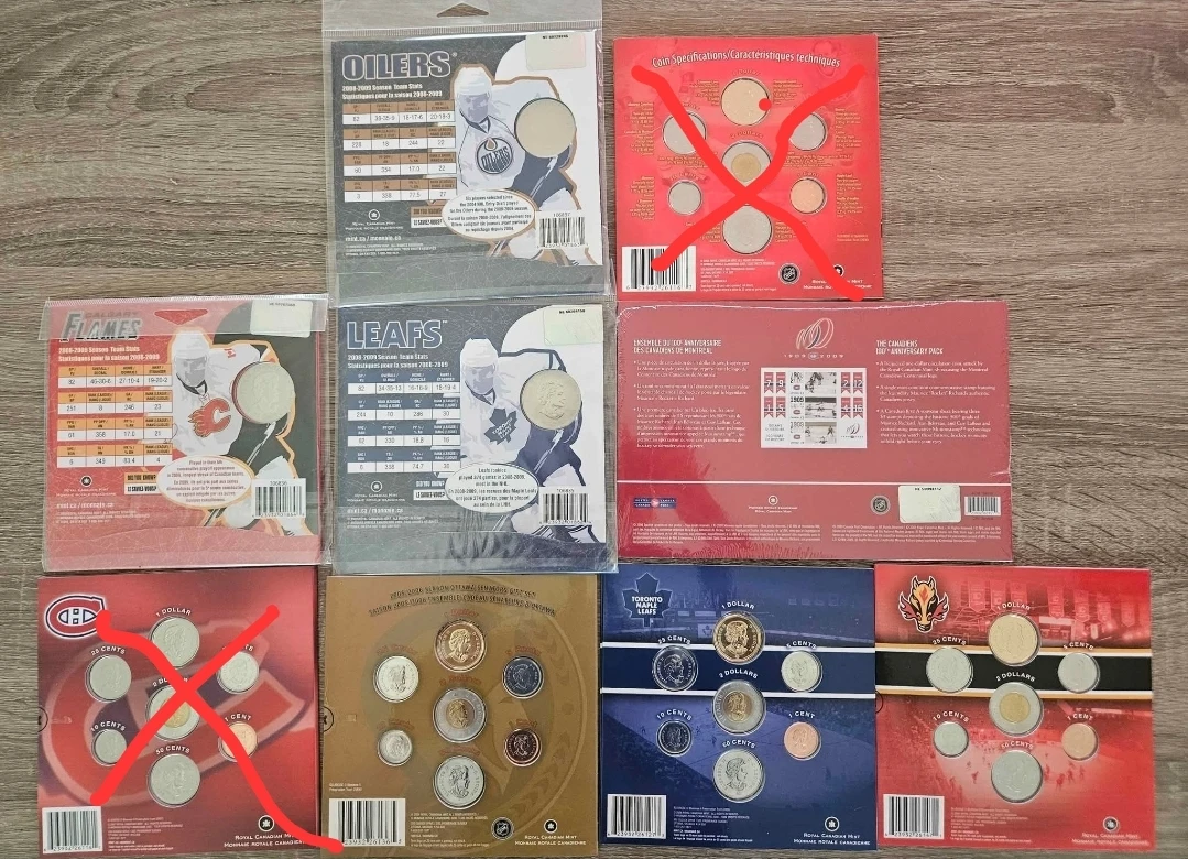 NHL Hockey Team Coin Sets - photo 2