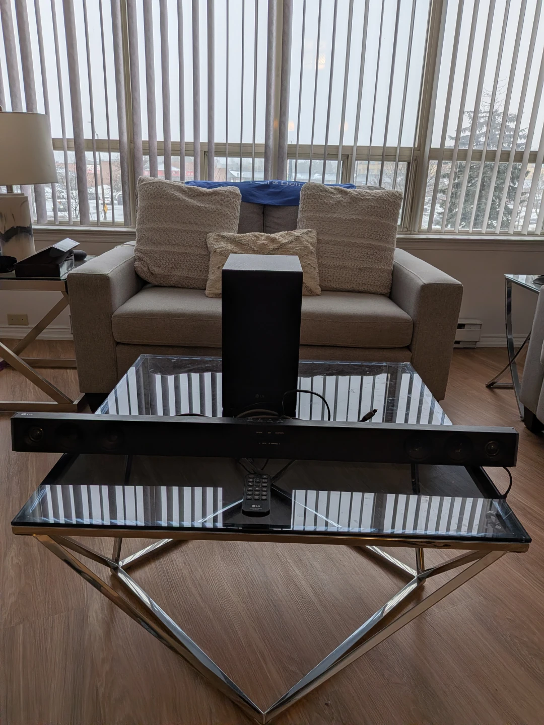 LG Soundbar and Subwoofer