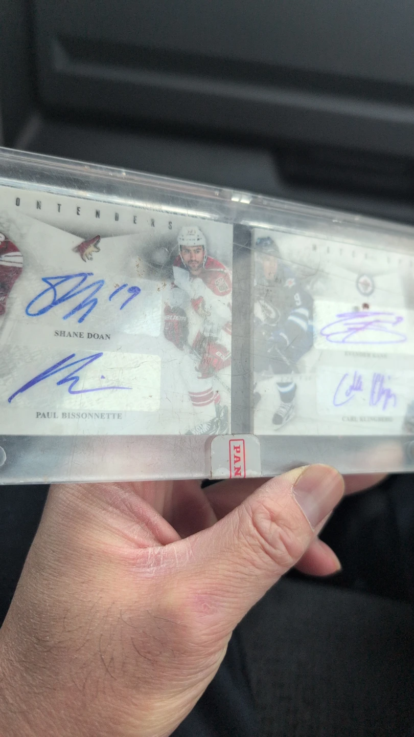 Panini Contenders Hockey Card - Shane Doan, Paul Bissonnette - photo 4