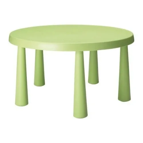 Ikea Children's Table & Woven Chair