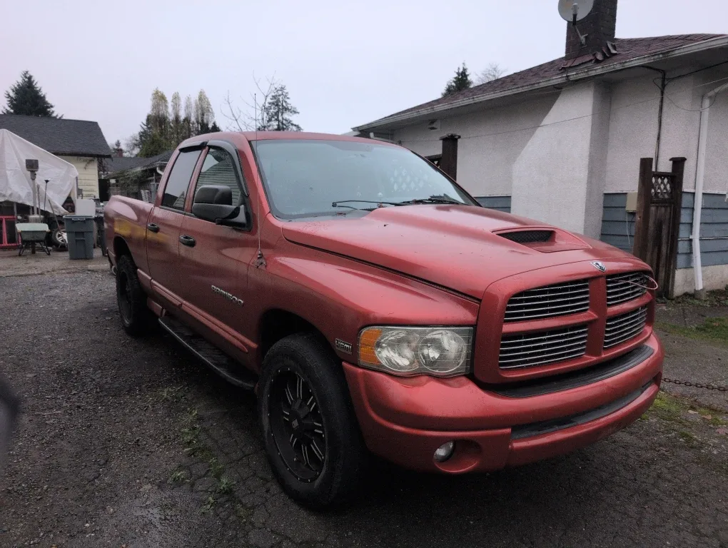 Red Dodge Ram 1500 Truck