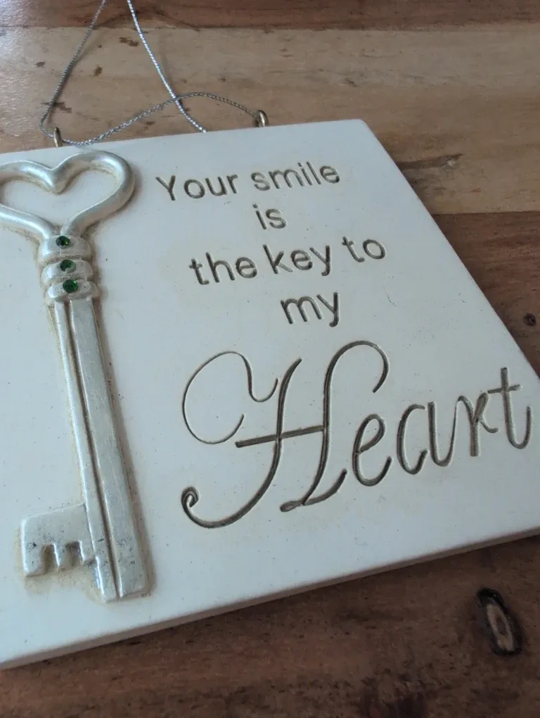 Small Heart Key Wall Decor - #cleanout image indicator(4)