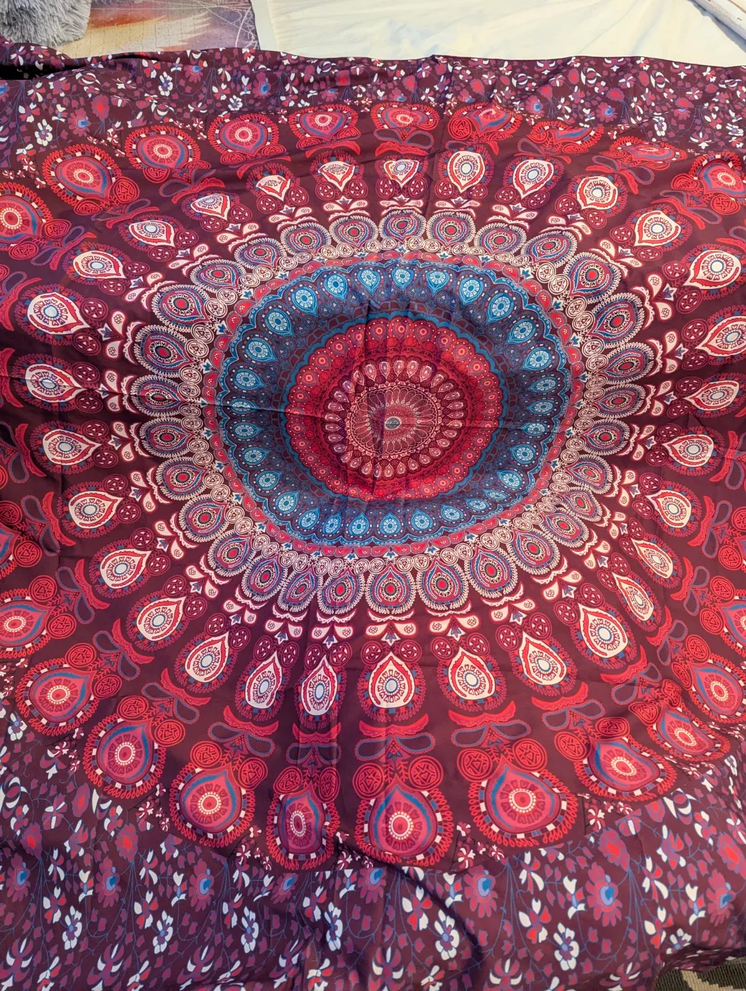 Large Mandala Tapestry - Wall Hanging or Bedspread