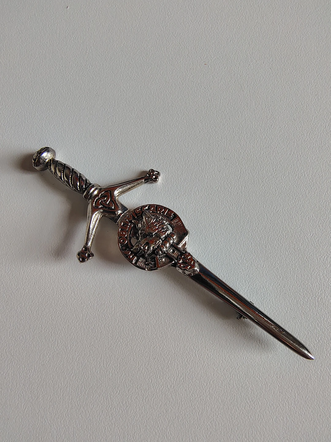 Campbell Clan Argyle Kilt Pin (Pewter) - $40