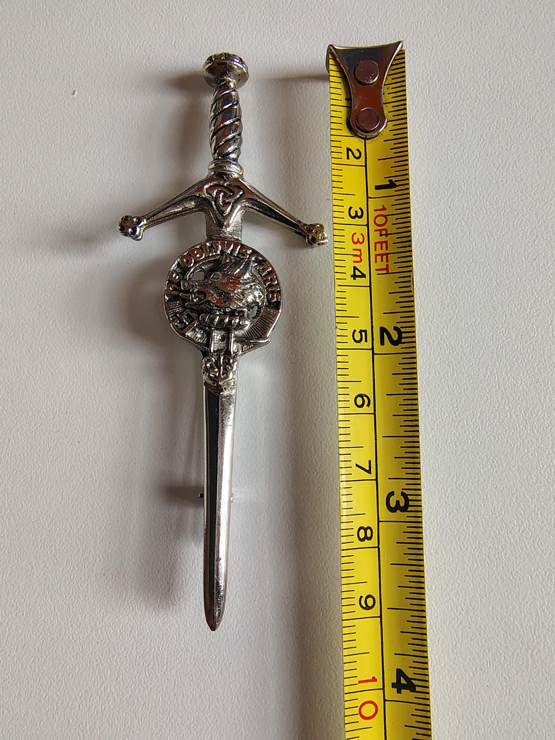 Campbell Clan Argyle Kilt Pin (Pewter) - $40 - photo 2