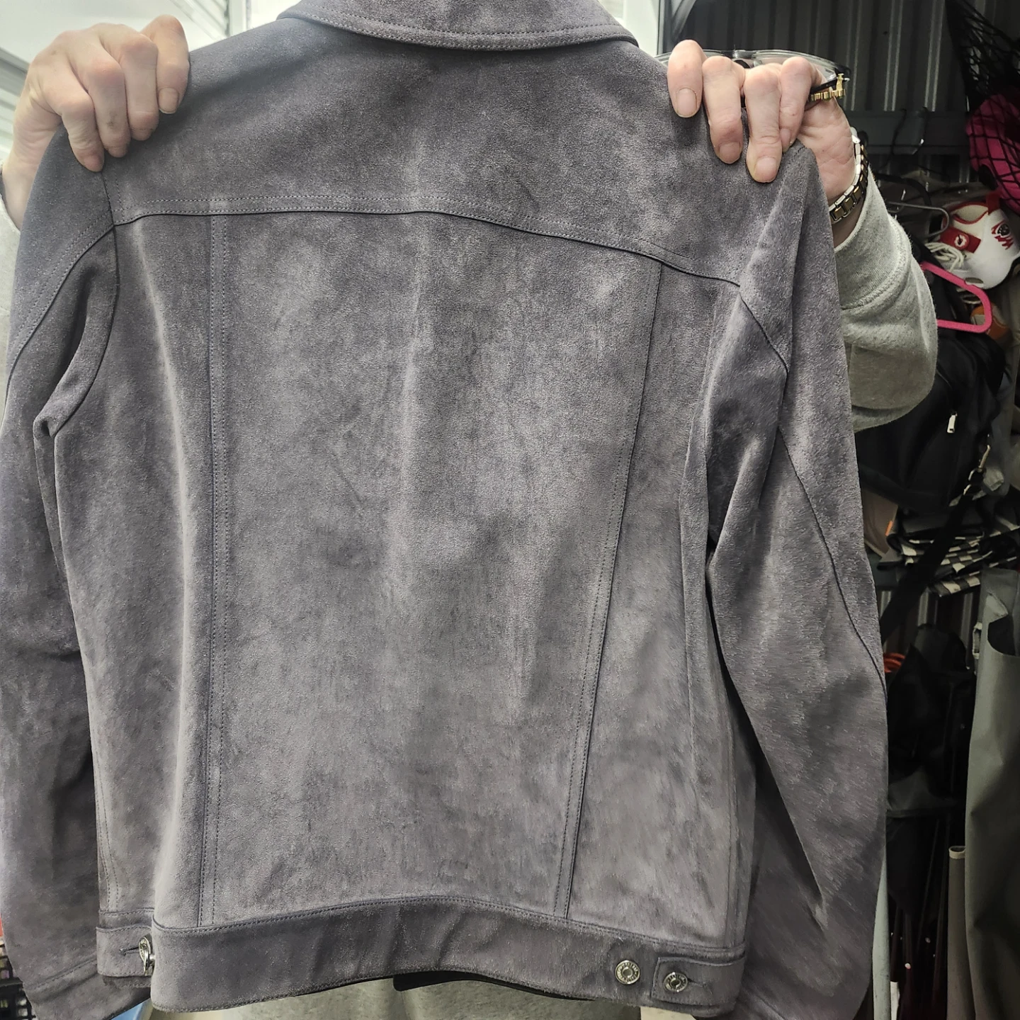 John Varvatos U.S.A. Suede Jacket - Size S