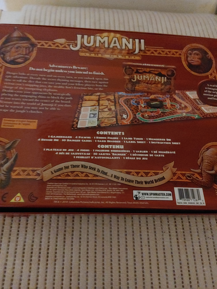 Jumanji Board Game by Cardinal - 5+ - photo 3