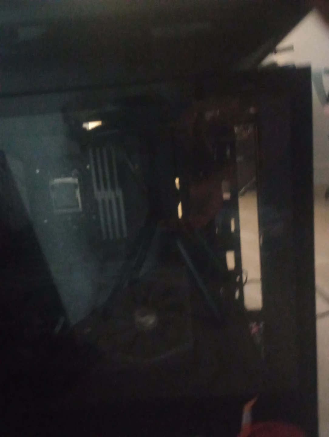 Custom PC Case - Black with Gold Emblem