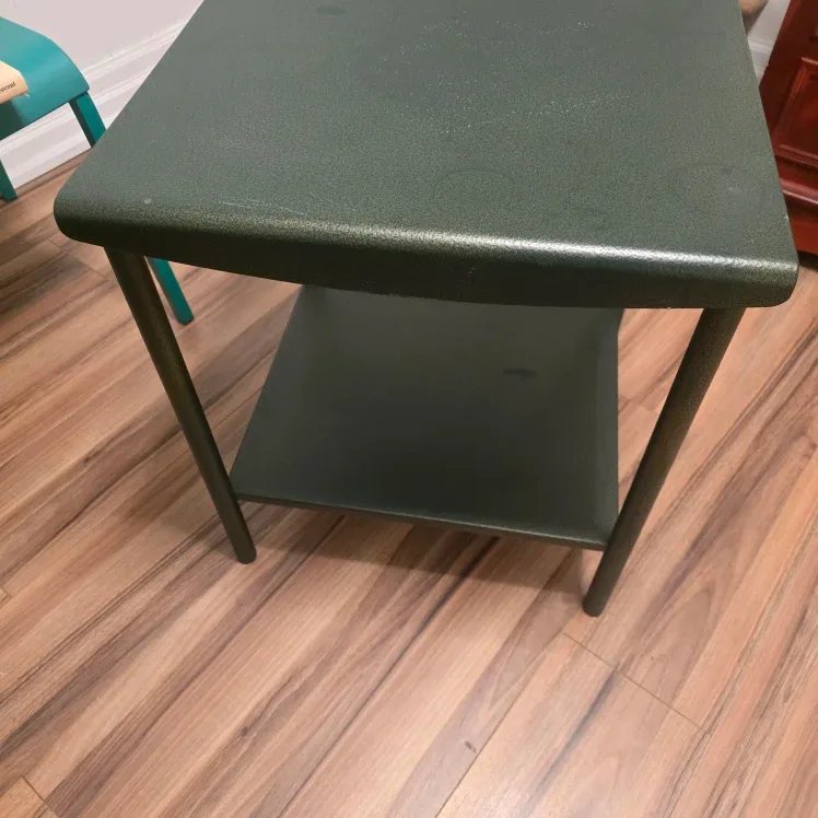 Green Side Table with Shelf image indicator(2)