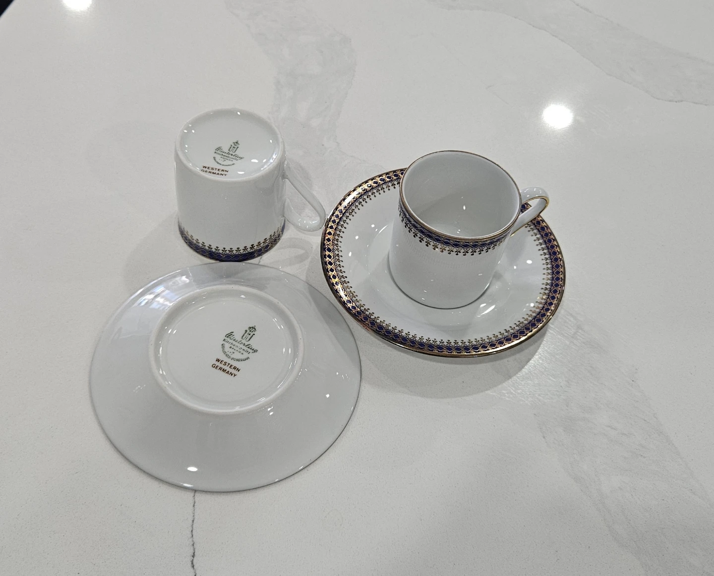 Vintage Bareuther Waldsassen Espresso Cups & Saucers Set - photo 3