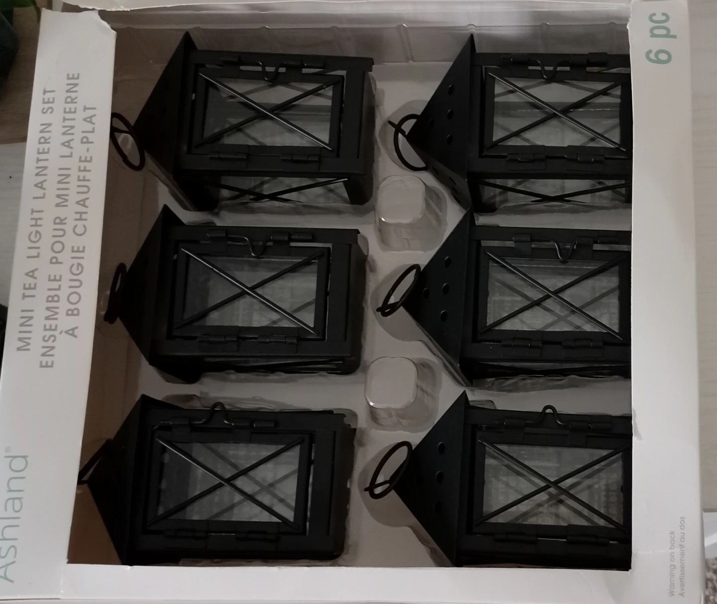 Ashland Mini Tea Light Lantern Set (6 pc)