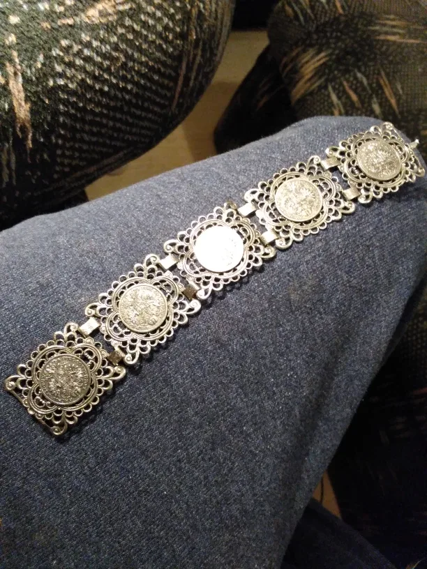 Vintage Coin Bracelet