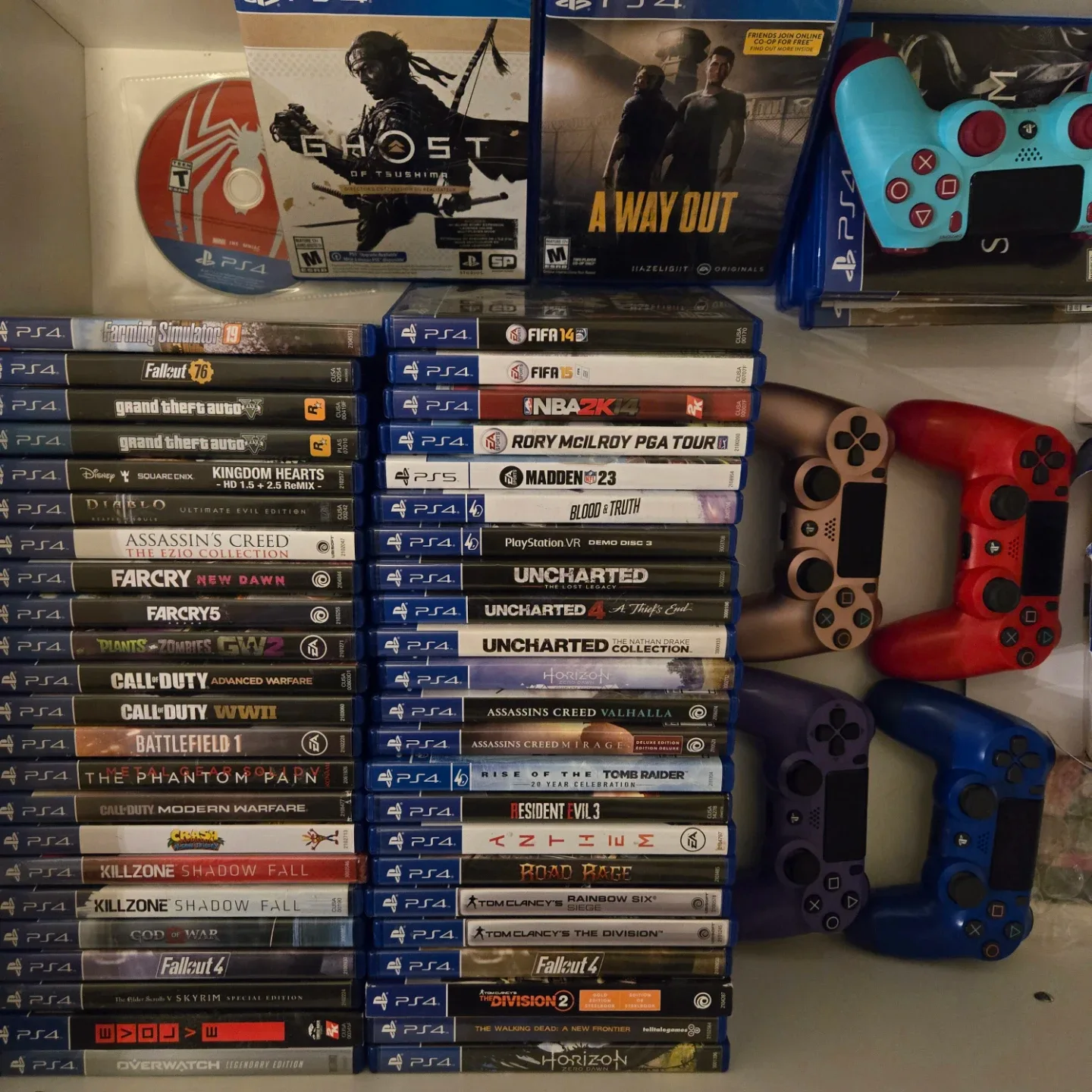 Ps4 games. Good condition.  Shipping available.  $10 and up. Ps5