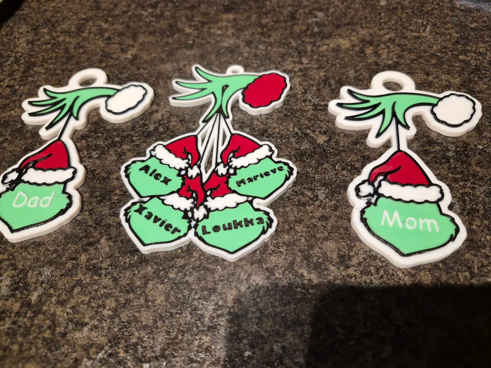 Grinch Christmas Ornaments - Personalized