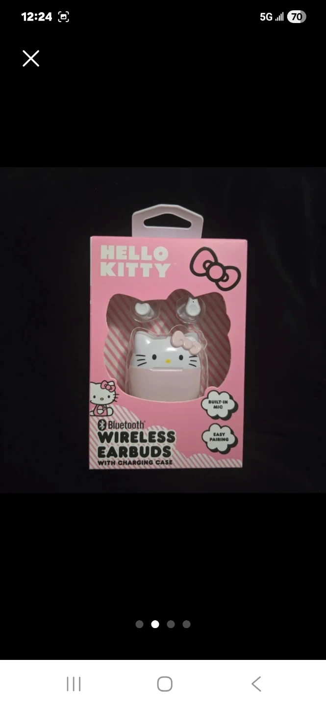 Hello Kitty Bluetooth Wireless Earbuds - New!