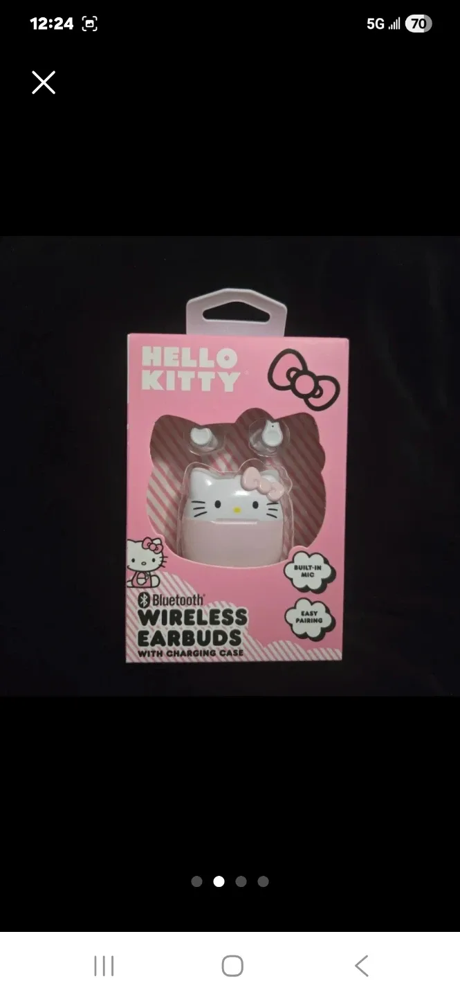 Hello Kitty Bluetooth Wireless Earbuds - New!