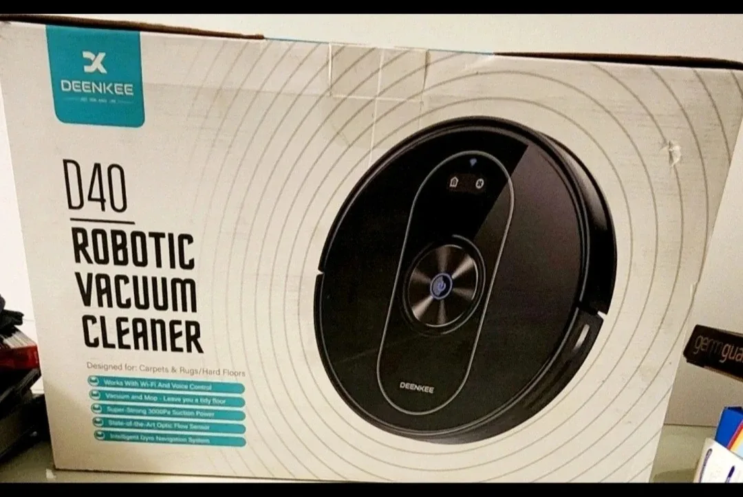 DEENKEE D40 Robotic Vacuum Cleaner - New in Box! image indicator(2)
