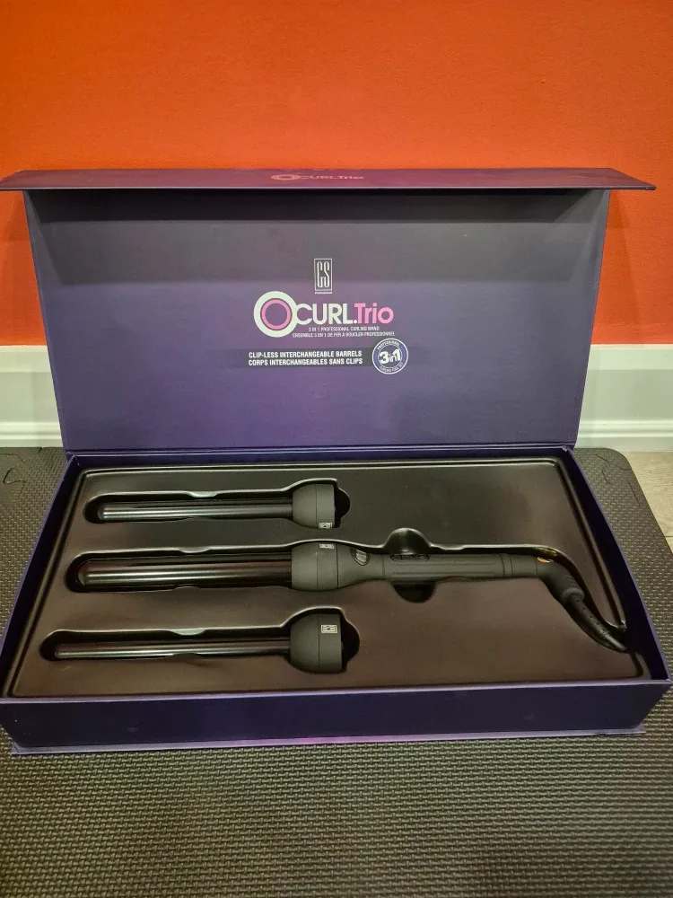 GS O Curl Trio 3-in-1 Curling Iron Wand image indicator(2)