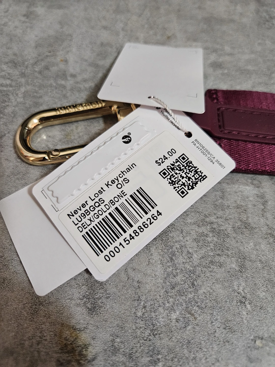 Lululemon Never Lost Keychain - photo 3