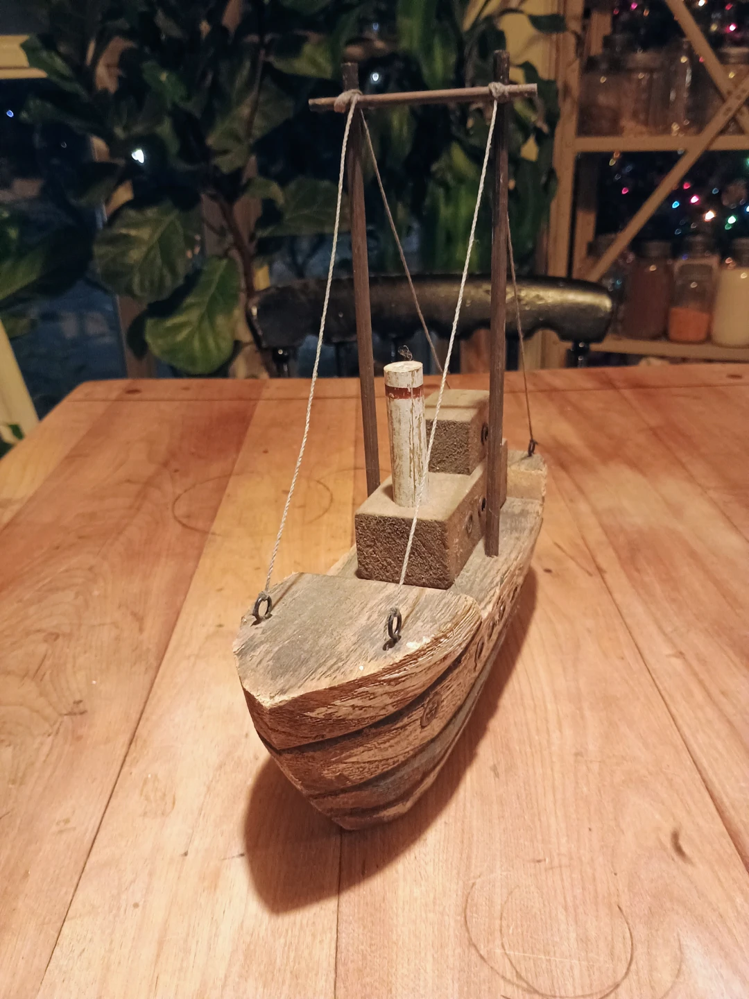 Vintage antique toy boat - photo 3