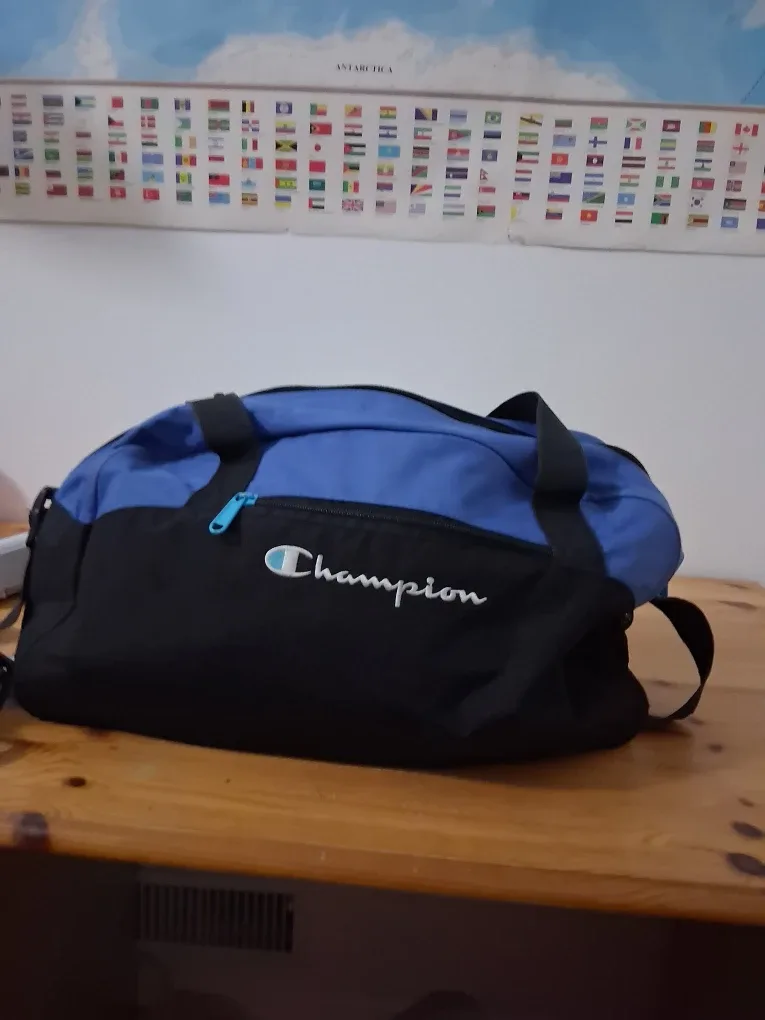 Champion Duffle Bag - Blue & Black